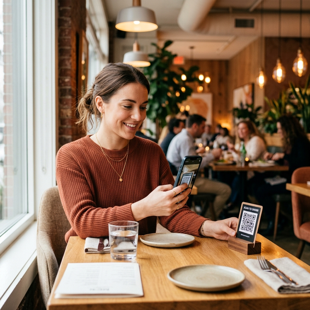 QR Code Table Ordering for Gastronomy